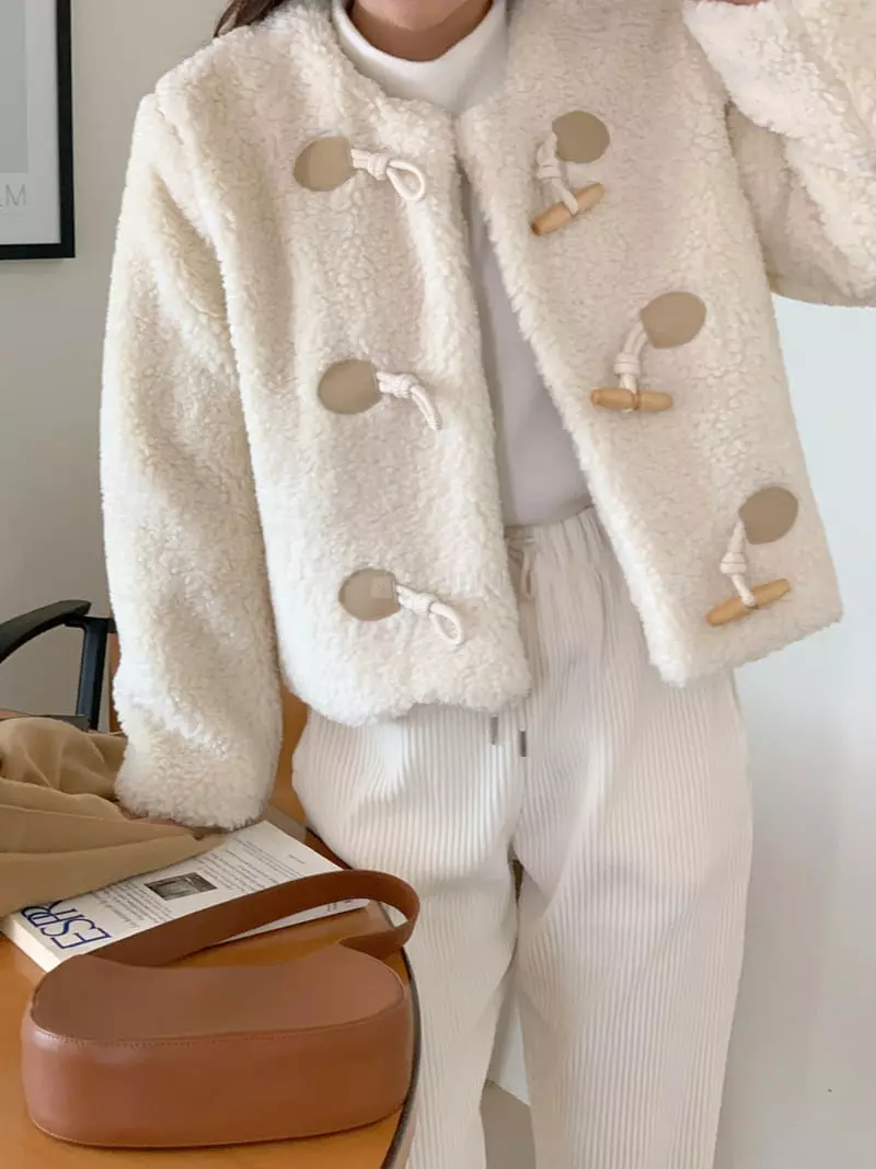 Ff - Korean Women Fashion - #momslook - Round Jacket