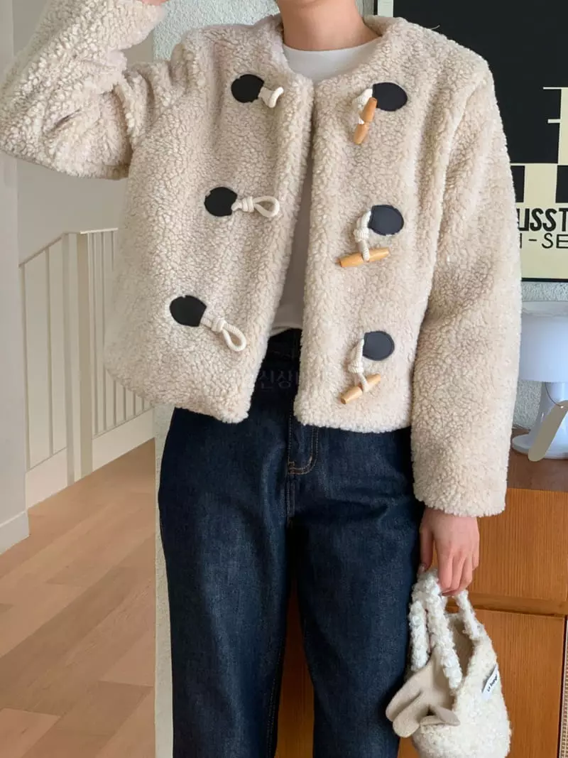 Ff - Korean Women Fashion - #momslook - Round Jacket - 5