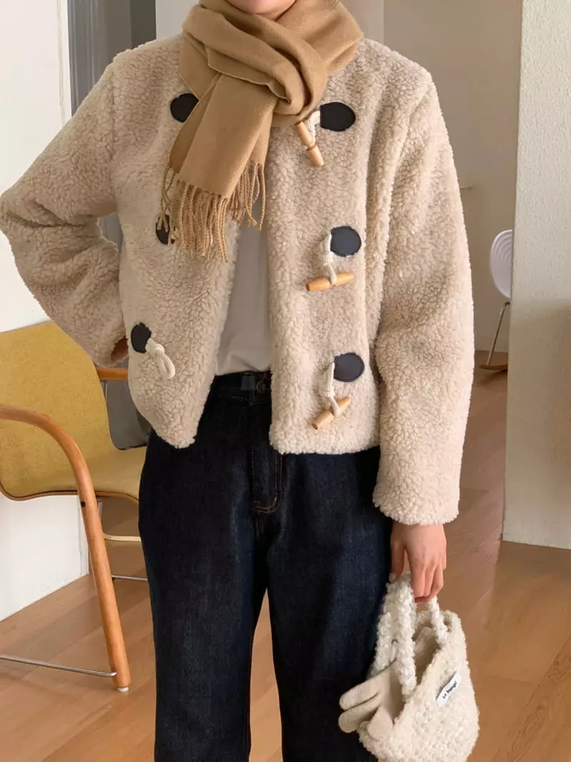 Ff - Korean Women Fashion - #momslook - Round Jacket - 6
