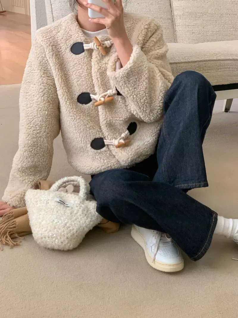 Ff - Korean Women Fashion - #momslook - Round Jacket - 7