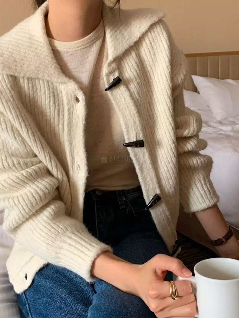 Ff - Korean Women Fashion - #momslook - Dduckboki Cardigan