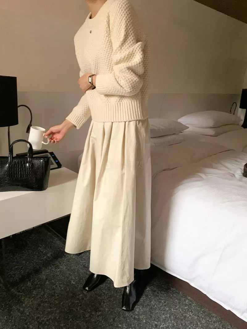 Ff - Korean Women Fashion - #momslook - Do Knit Tee - 2