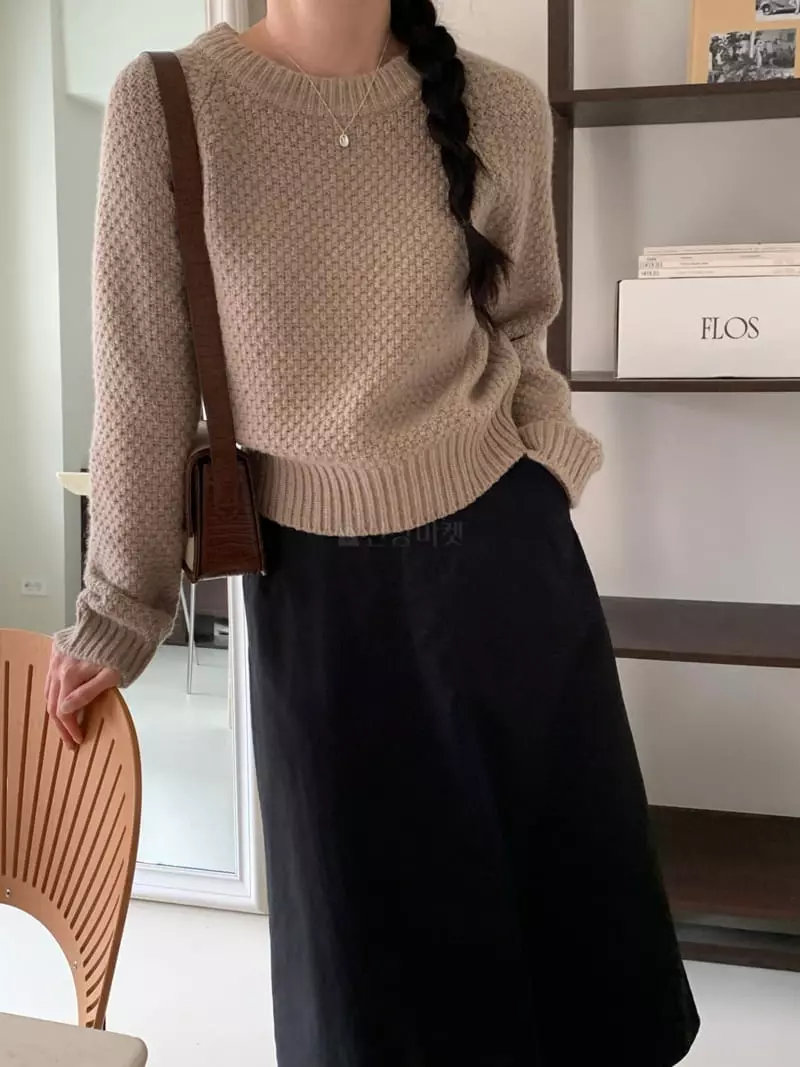 Ff - Korean Women Fashion - #momslook - Do Knit Tee - 3
