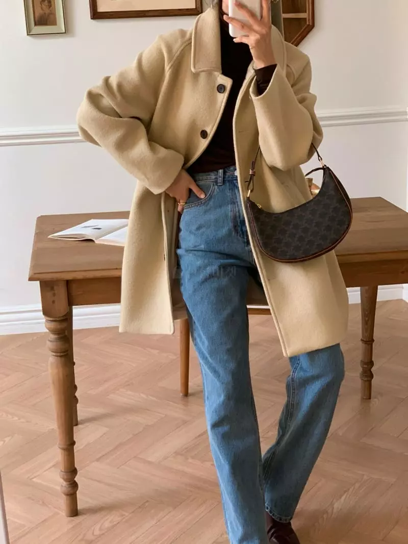 Ff - Korean Women Fashion - #momslook - Dell Mar Coat - 3
