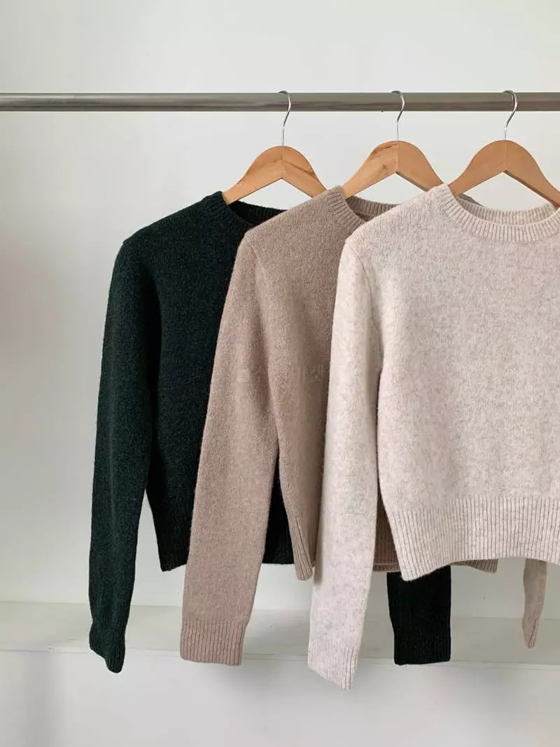 Ff - Korean Women Fashion - #momslook - Neta Knit Tee - 7