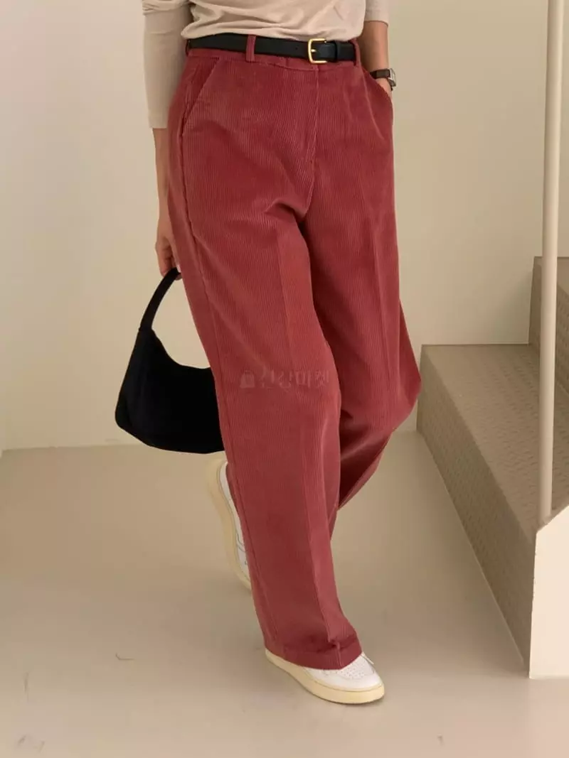 Ff - Korean Women Fashion - #pursuepretty - Corduroy Pants - 3