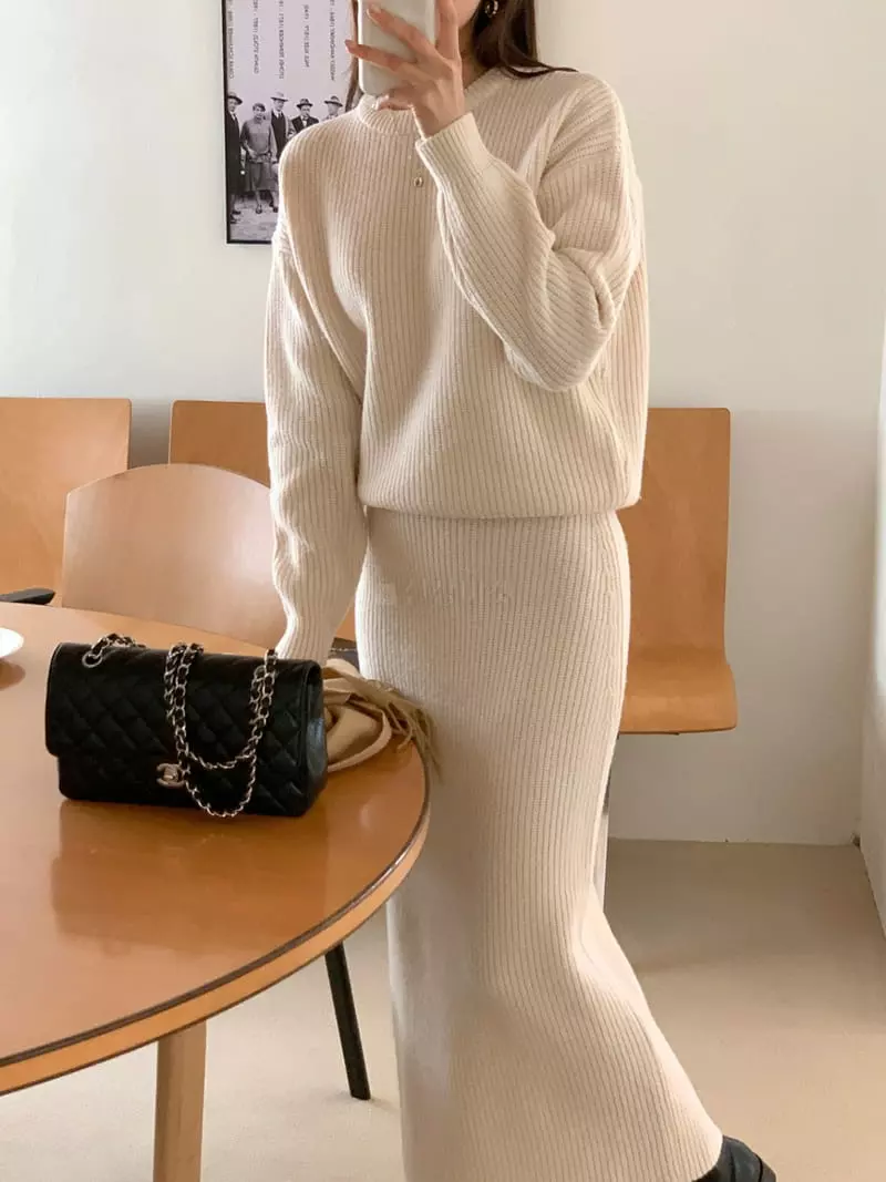 Ff - Korean Women Fashion - #pursuepretty - Boe Top Knit Tee - 5