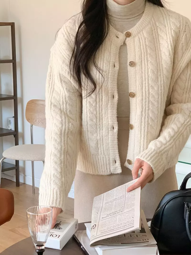 Ff - Korean Women Fashion - #pursuepretty - Double Cardigan - 3