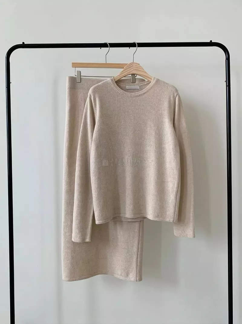 Ff - Korean Women Fashion - #restrostyle - Volume Top Bottom Set - 8
