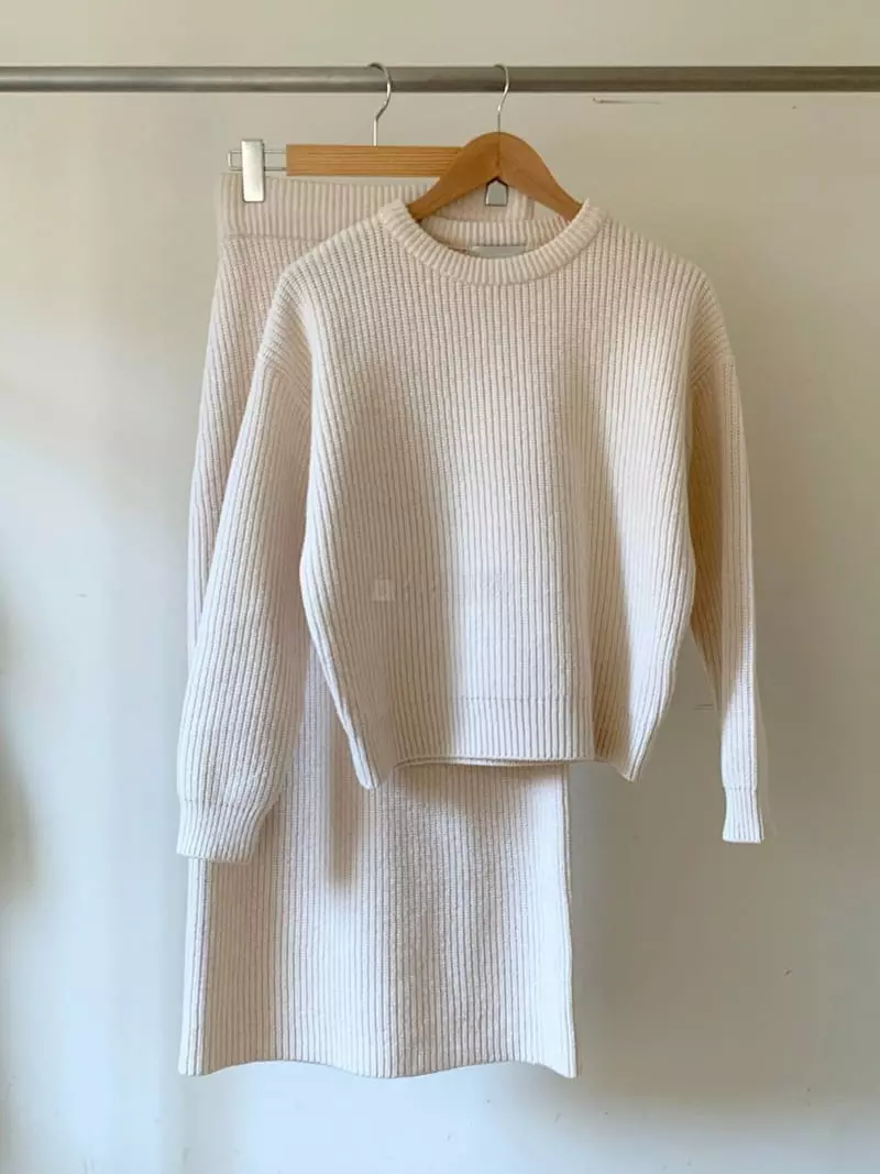 Ff - Korean Women Fashion - #restrostyle - Boe Top Knit Tee - 6