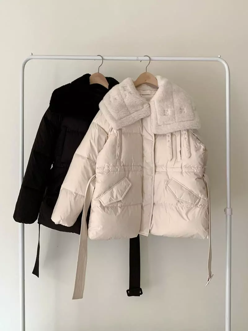 Ff - Korean Women Fashion - #restrostyle - Duck Padding Jacket - 6