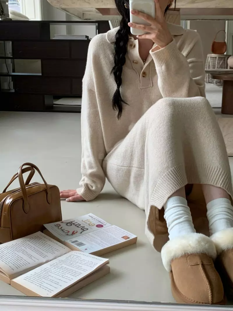 Ff - Korean Women Fashion - #romanticstyle - Collar one-piece - 3