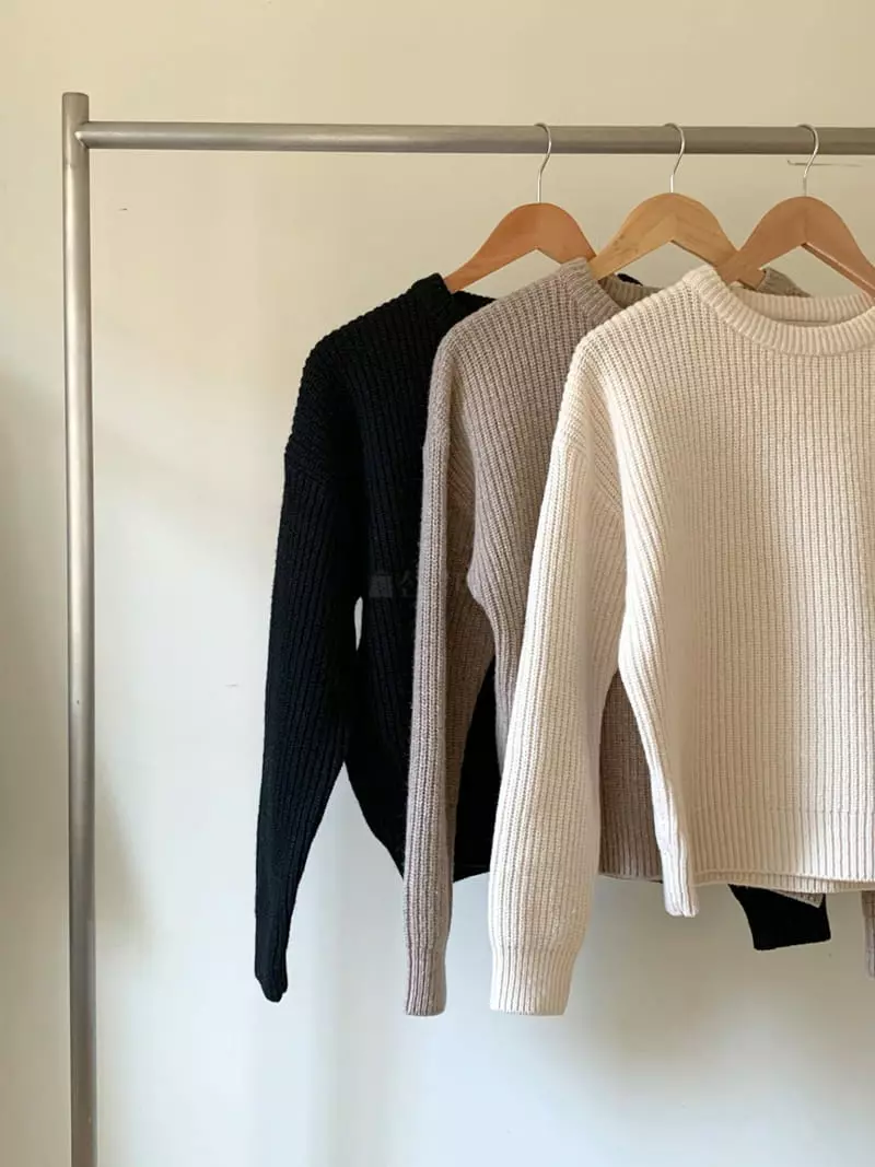 Ff - Korean Women Fashion - #romanticstyle - Boe Top Knit Tee - 7