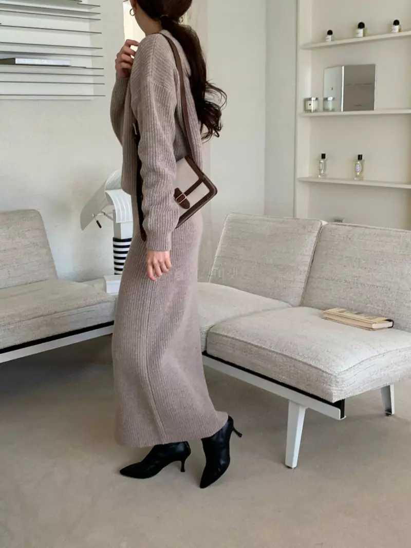 Ff - Korean Women Fashion - #romanticstyle - Boe Top Bottom Set - 5