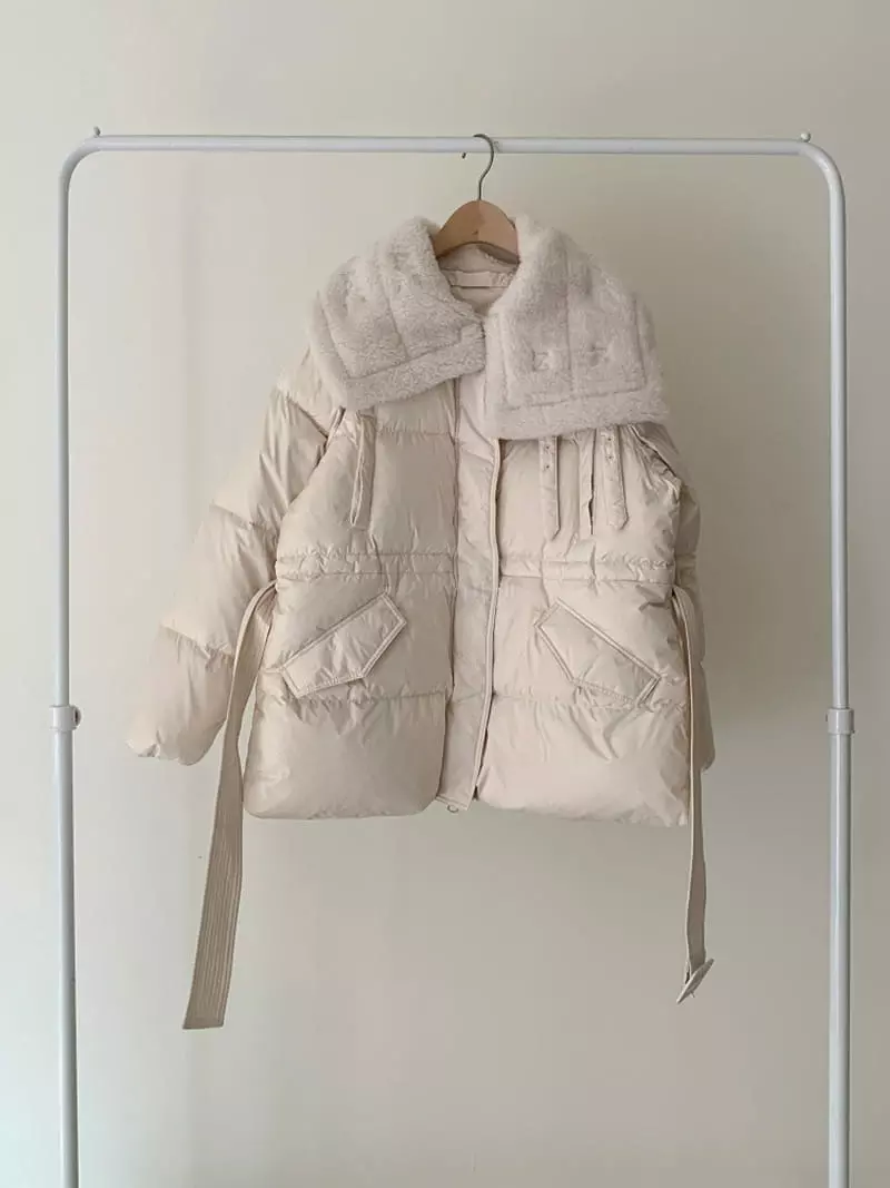 Ff - Korean Women Fashion - #romanticstyle - Duck Padding Jacket - 7