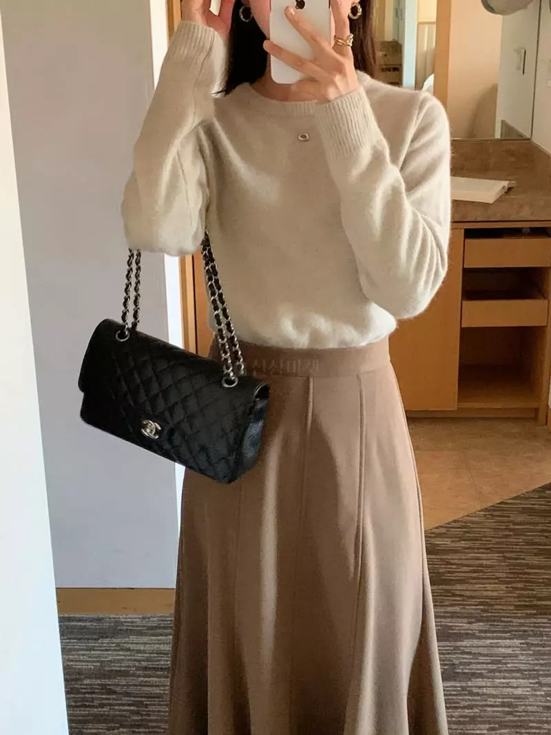 Ff - Korean Women Fashion - #romanticstyle - Neta Knit Tee - 3