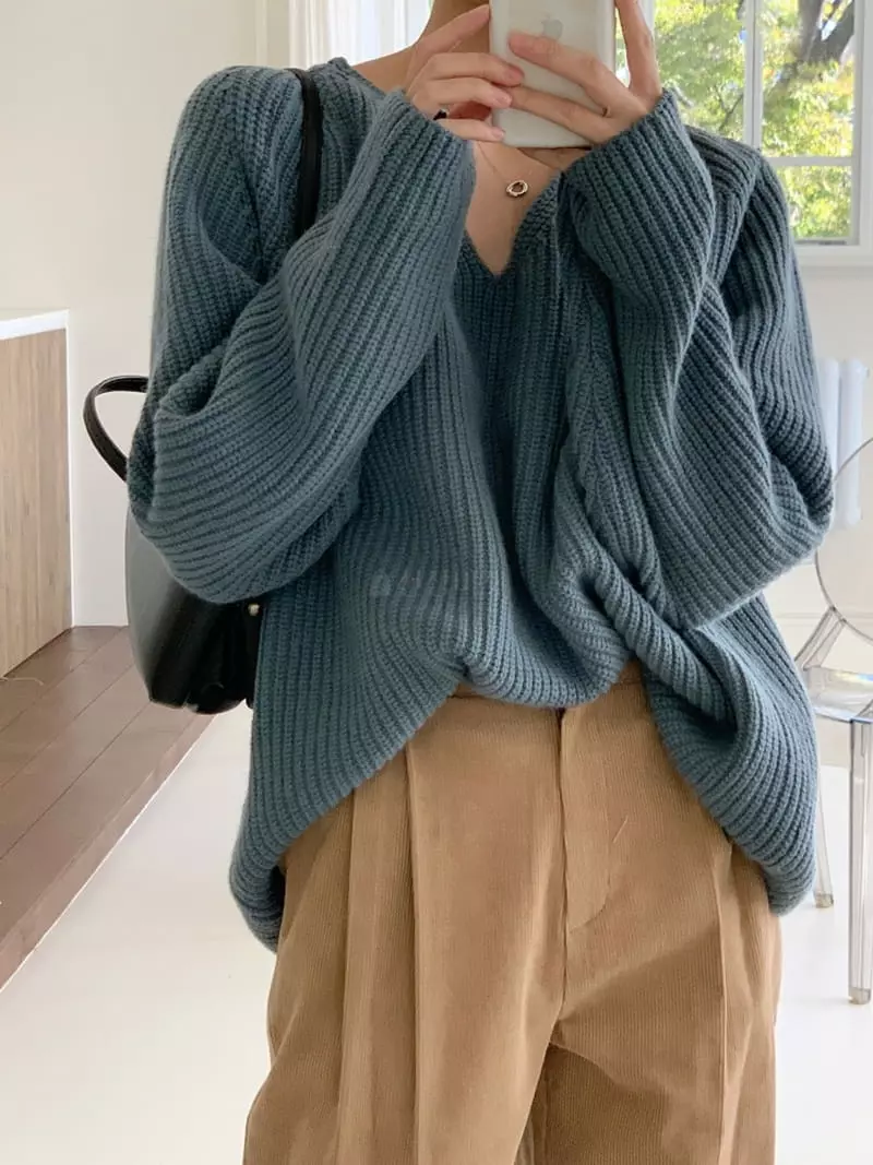 Ff - Korean Women Fashion - #shopsmall - Tarin Knit Tee - 8
