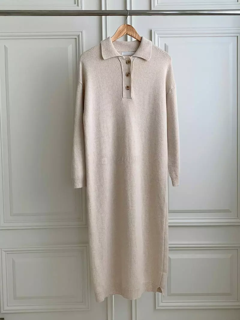 Ff - Korean Women Fashion - #romanticstyle - Collar one-piece - 4