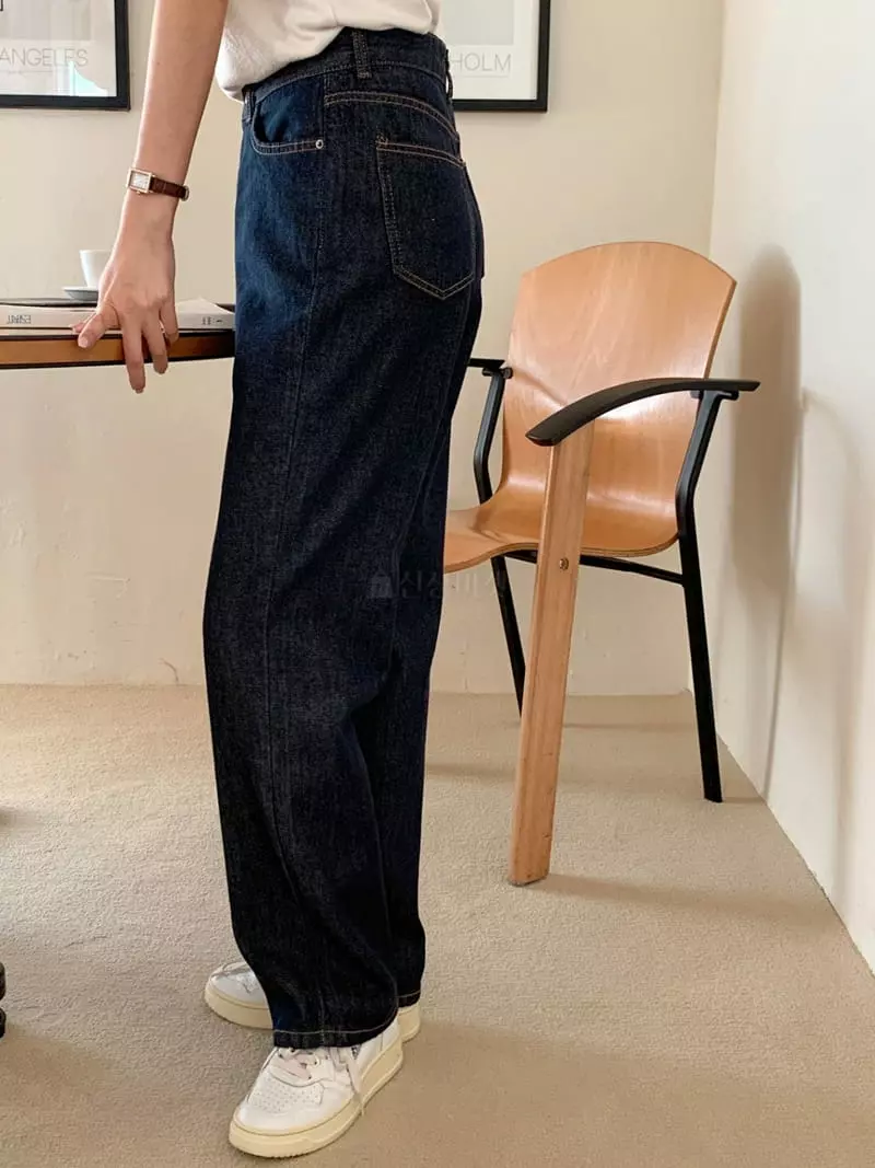 Ff - Korean Women Fashion - #shopsmall - Non Fade Jeans - 5