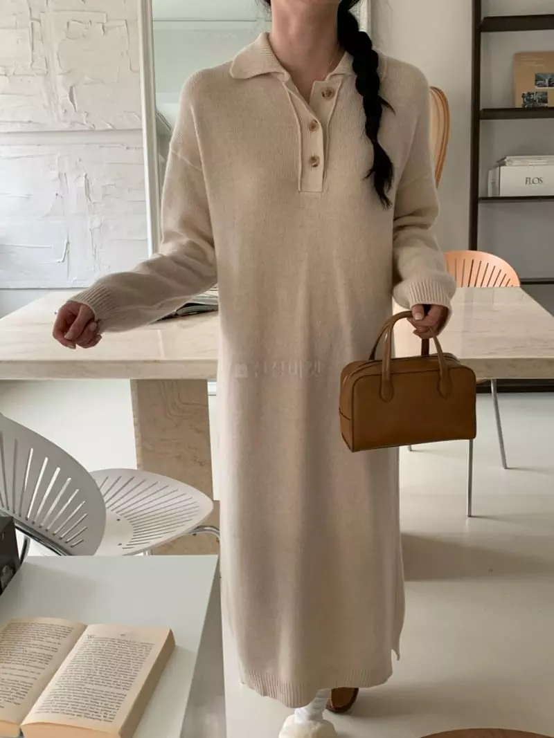 Ff - Korean Women Fashion - #thatsdarling - Collar one-piece - 5