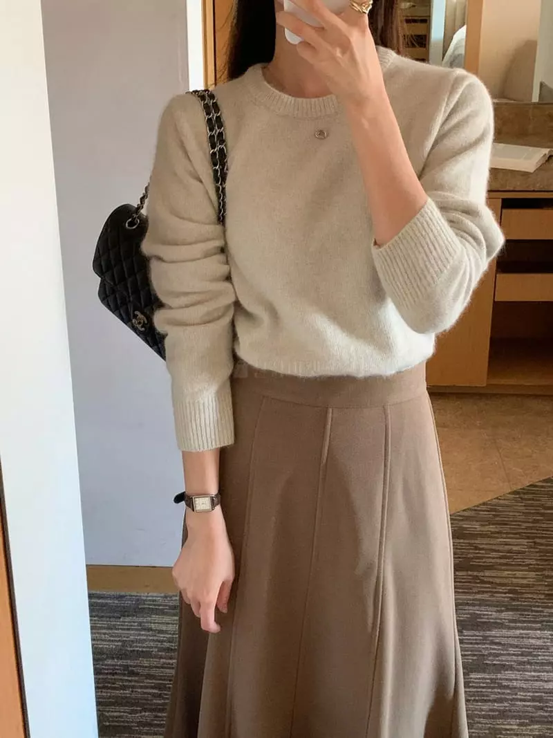 Ff - Korean Women Fashion - #thatsdarling - Neta Knit Tee - 5