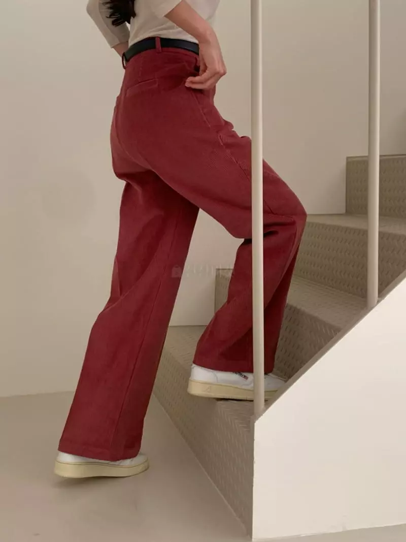 Ff - Korean Women Fashion - #thelittlethings - Corduroy Pants - 8