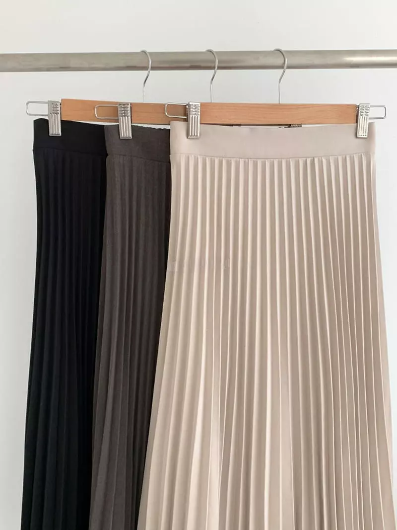 Ff - Korean Women Fashion - #thelittlethings - Wrinkle Skirt