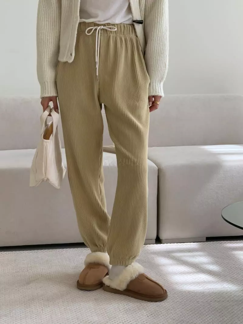 Ff - Korean Women Fashion - #thelittlethings - Velvet Pants - 7
