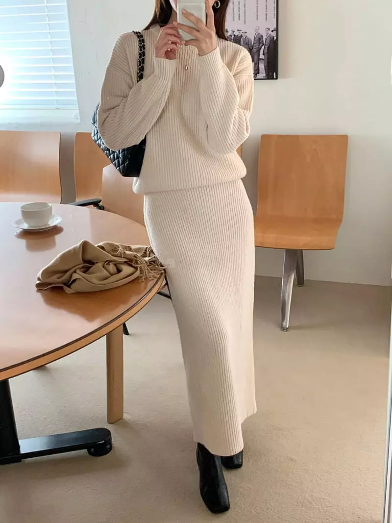 Ff - Korean Women Fashion - #vintageinspired - Boe Skirt - 2