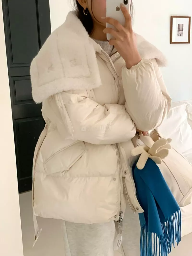 Ff - Korean Women Fashion - #vintageinspired - Duck Padding Jacket - 3