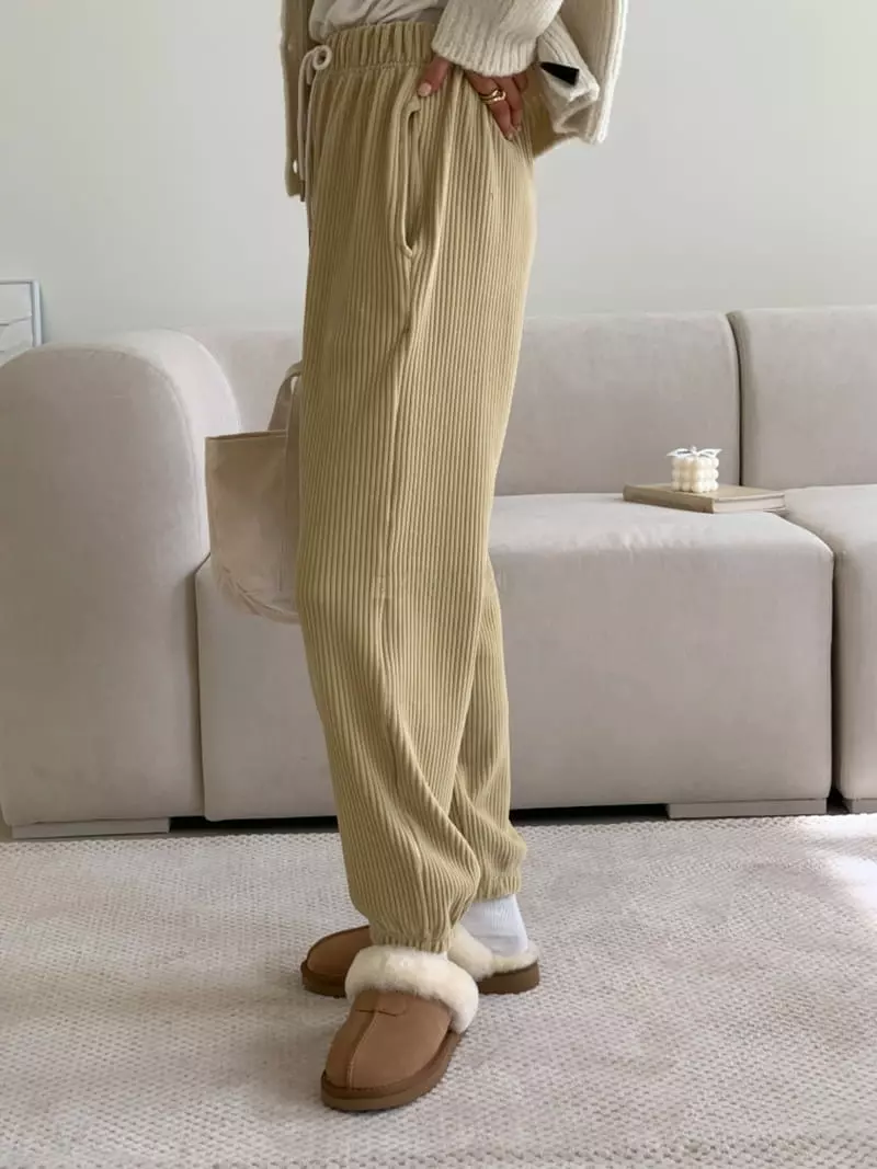 Ff - Korean Women Fashion - #vintagekidsstyle - Velvet Pants