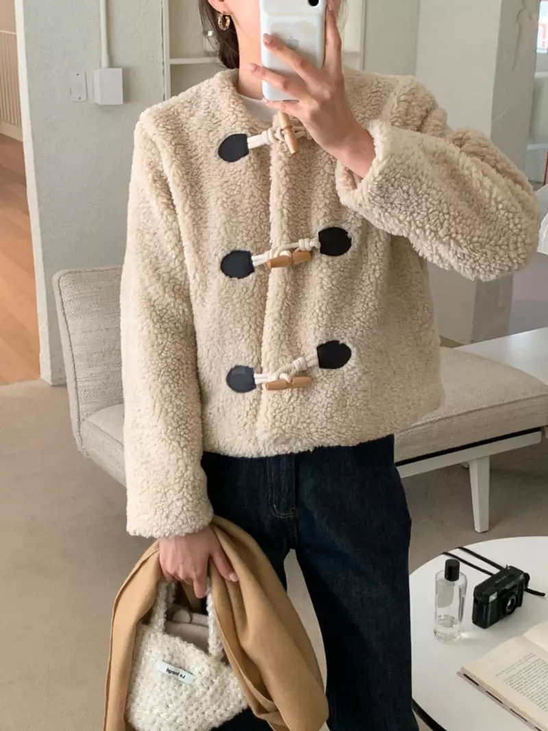 Ff - Korean Women Fashion - #vintagekidsstyle - Round Jacket - 10