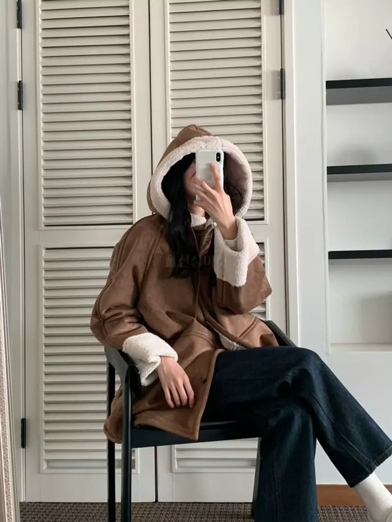 Ff - Korean Women Fashion - #momslook - Hoody Jacket - 4