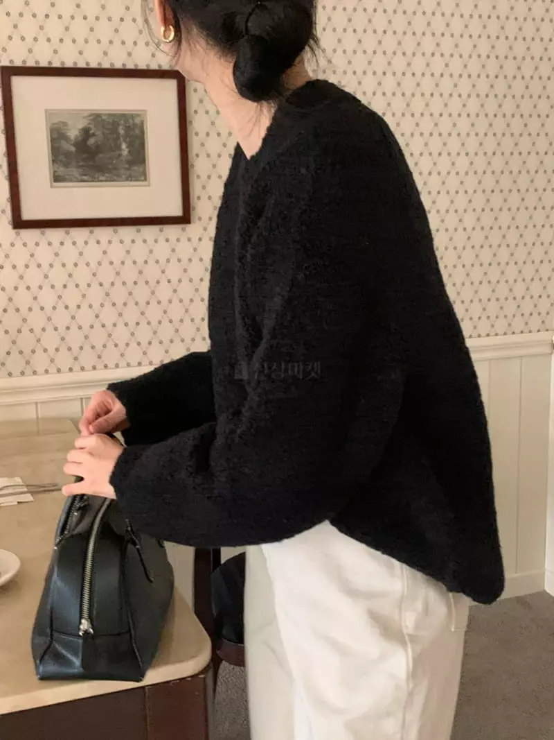 Ff - Korean Women Fashion - #womensfashion - Heavy Mohair Knit Tee