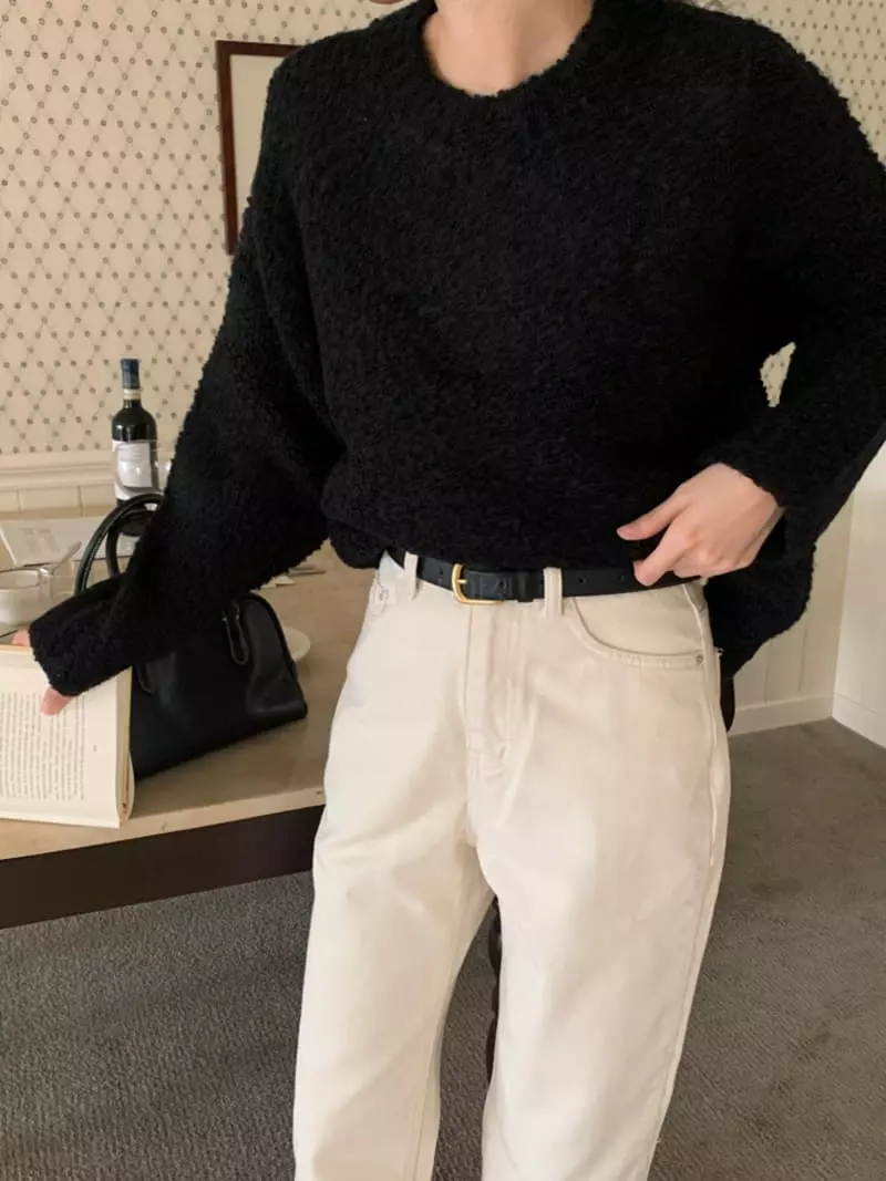Ff - Korean Women Fashion - #womensfashion - Heavy Mohair Knit Tee - 7