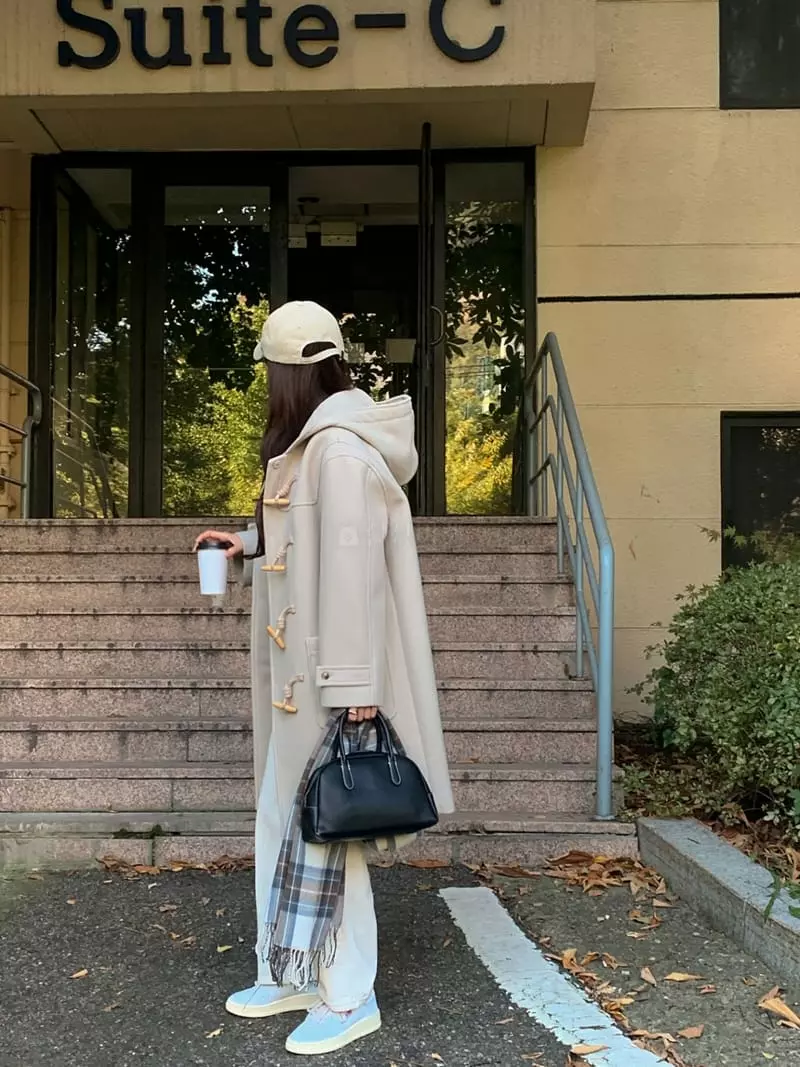 Ff - Korean Women Fashion - #womensfashion - Has Hoody Coat