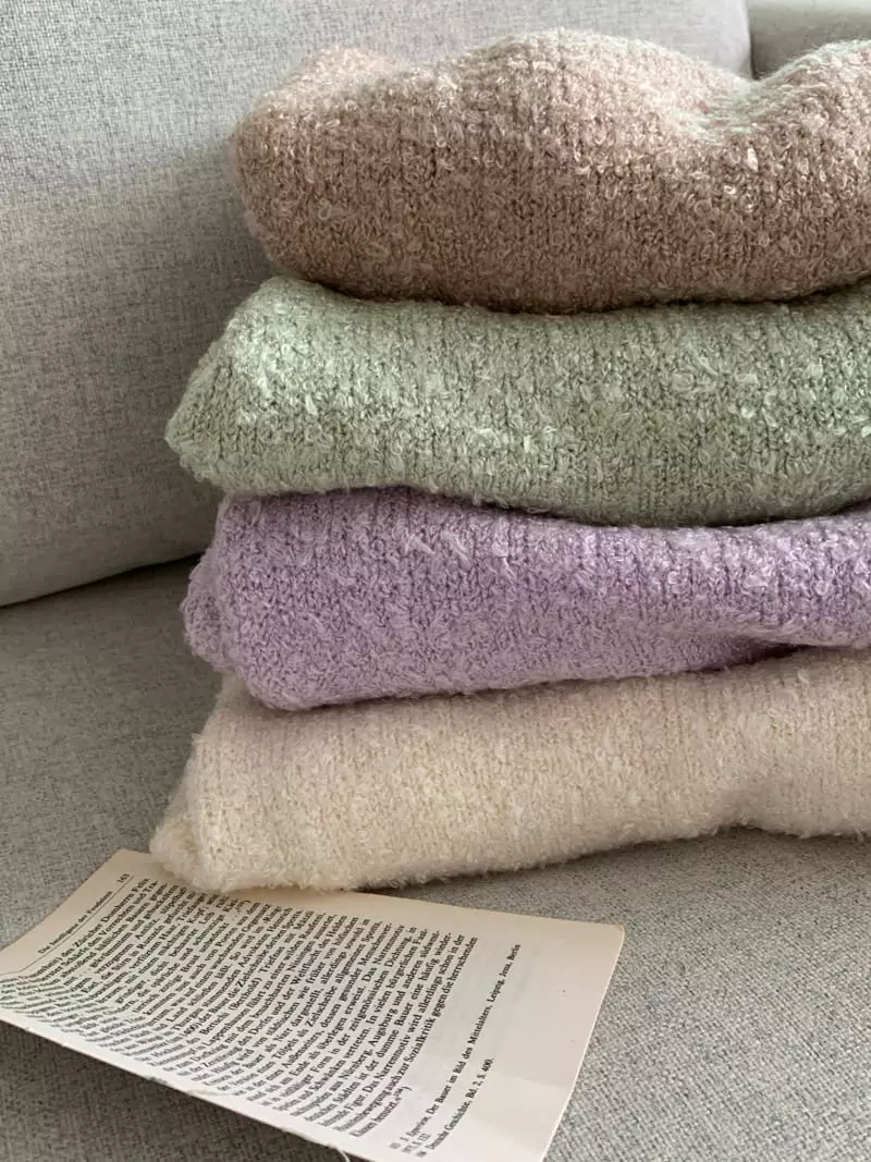 Ff - Korean Women Fashion - #womensfashion - Pure Bookle Knit Tee - 6