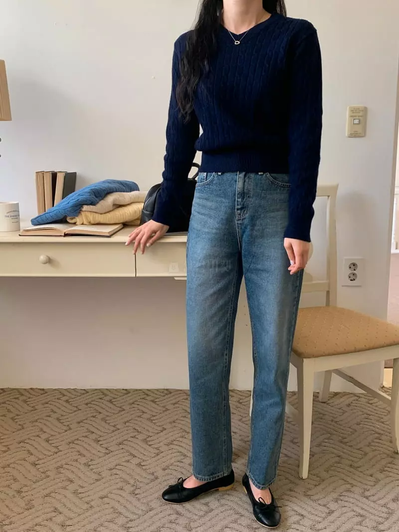 Ff - Korean Women Fashion - #womensfashion - Paul Twist Knit Tee - 5