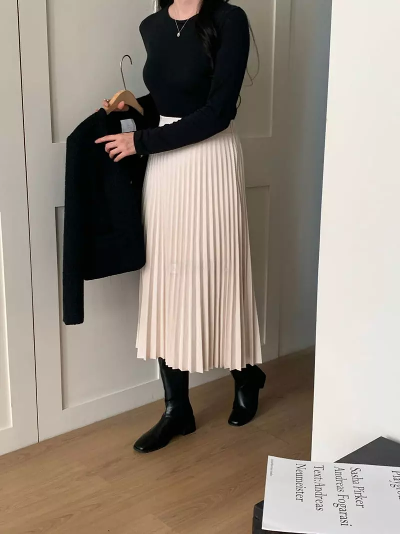 Ff - Korean Women Fashion - #womensfashion - Suede Skirt