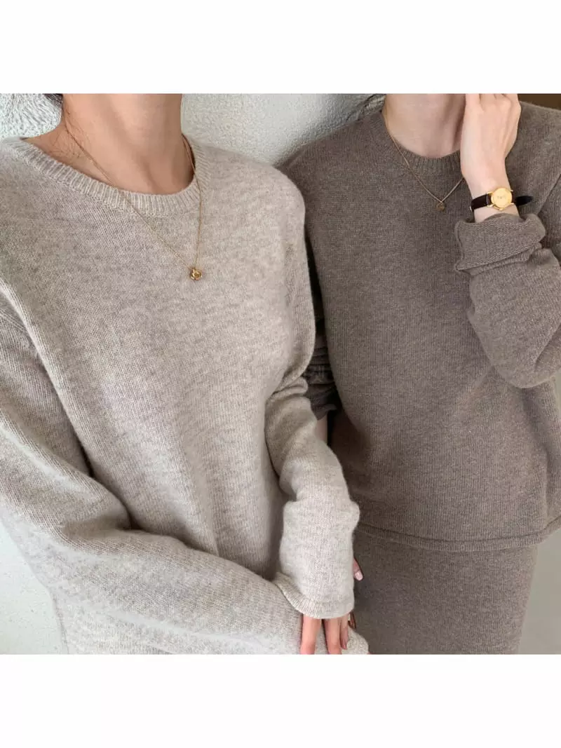 Ff - Korean Women Fashion - #momslook - Volume Top Bottom Set - 4