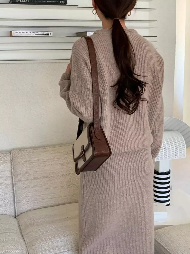 Ff - Korean Women Fashion - #womensfashion - Boe Top Knit Tee - 2
