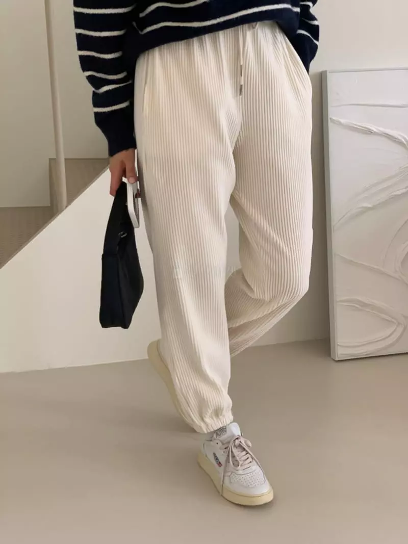 Ff - Korean Women Fashion - #womensfashion - Velvet Pants - 11