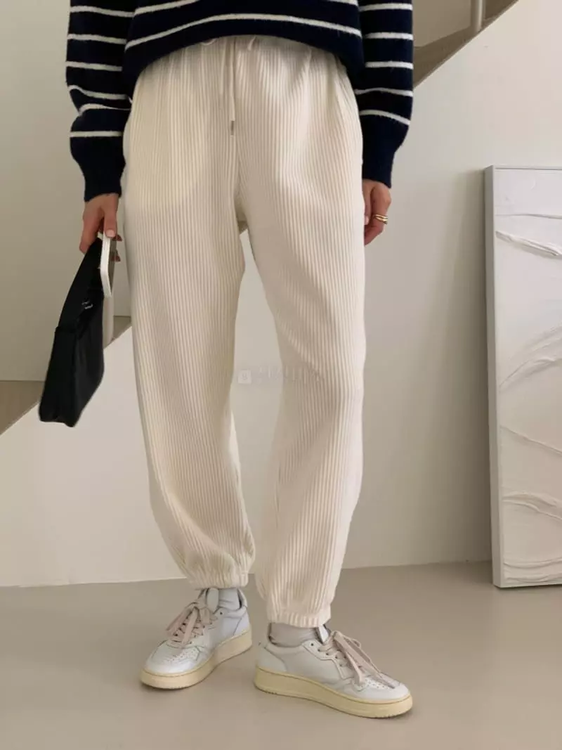 Ff - Korean Women Fashion - #womensfashion - Velvet Pants - 9