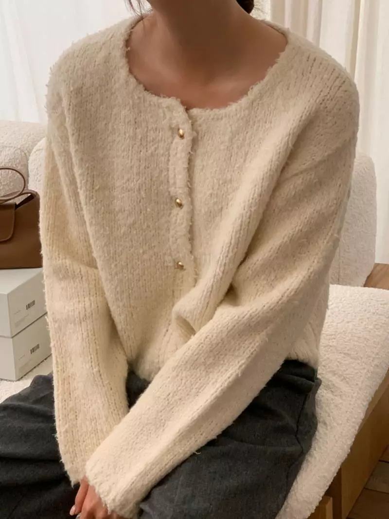 Ff - Korean Women Fashion - #womensfashion - Byer Cardigan - 8