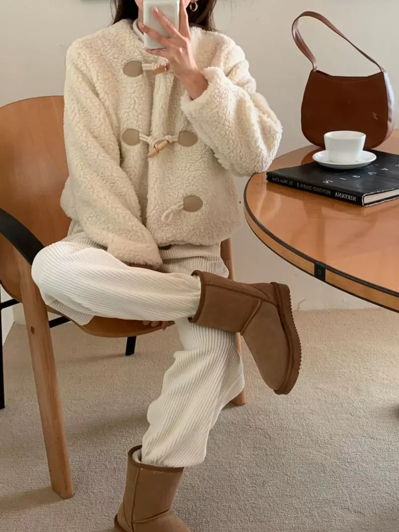 Ff - Korean Women Fashion - #momslook - Round Jacket - 4