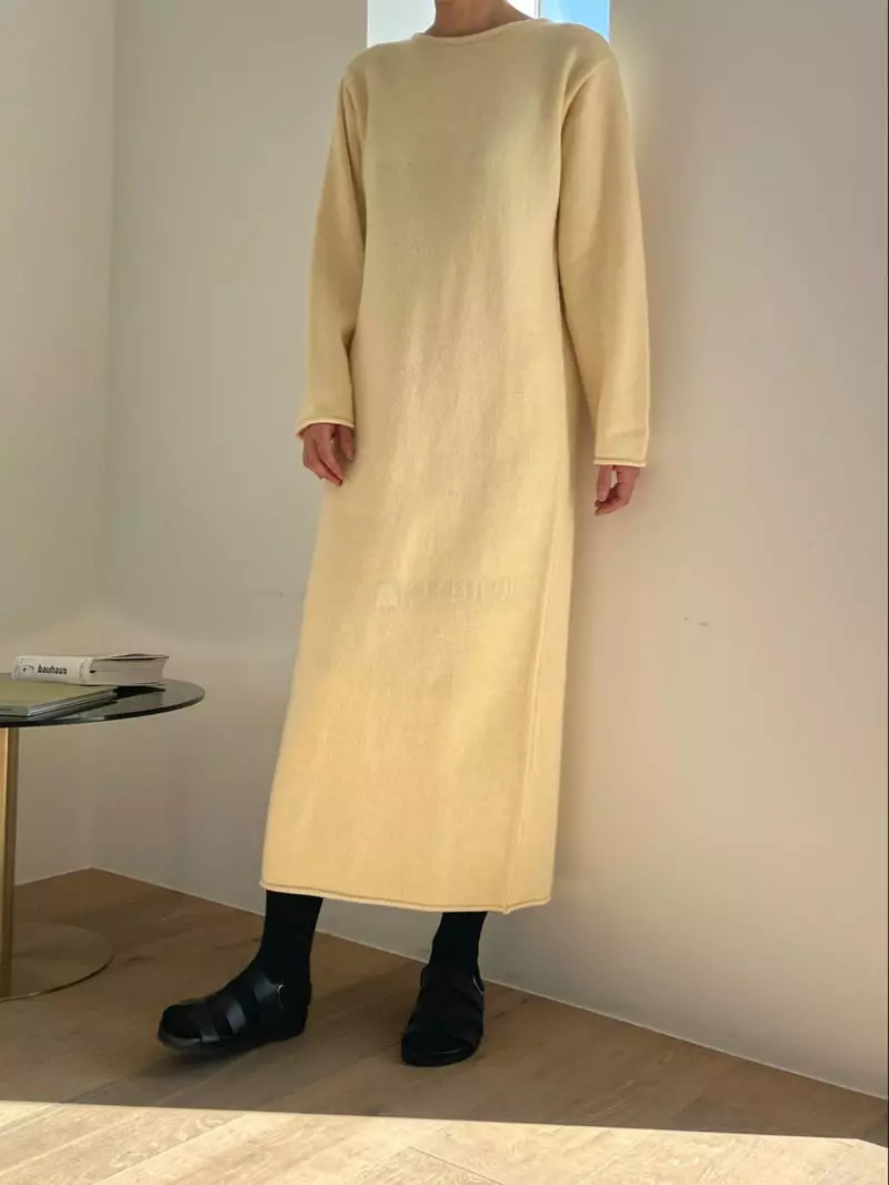 Fifty - Korean Women Fashion - #momslook - Plain One-piece - 2