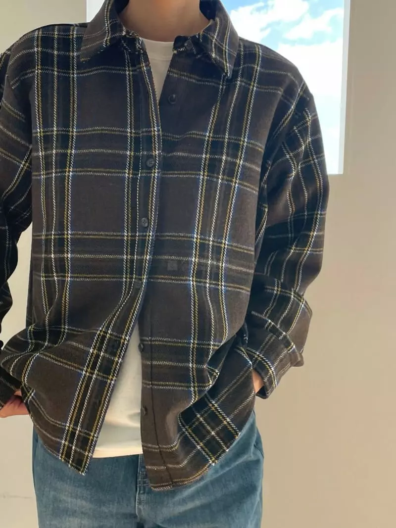 Fifty - Korean Women Fashion - #momslook - Tatan Check Shirt - 6