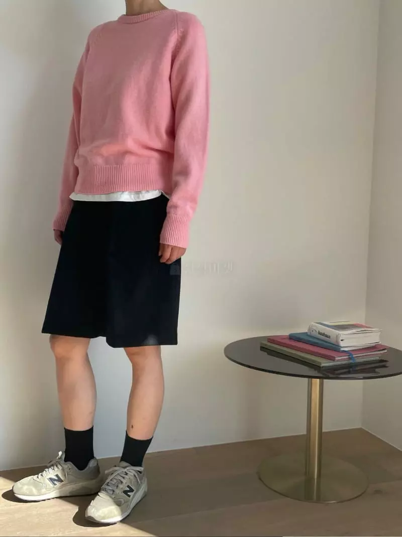 Fifty - Korean Women Fashion - #momslook - Color Knit Tee - 3