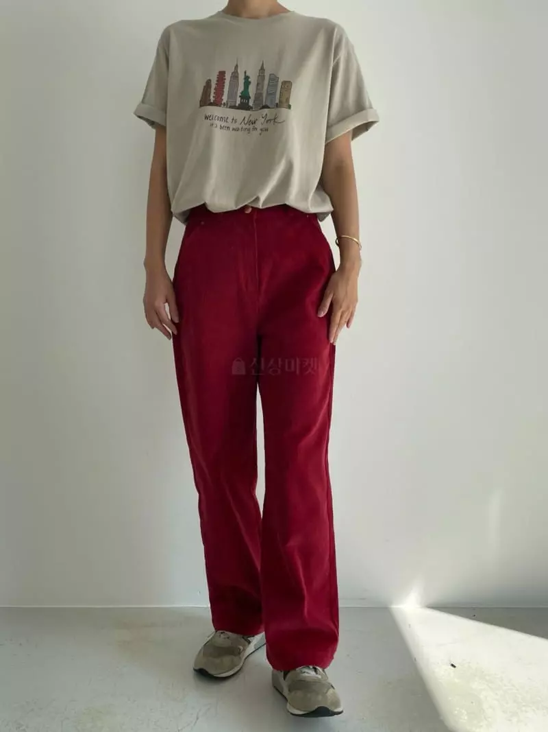 Fifty - Korean Women Fashion - #momslook - New York Tee - 3