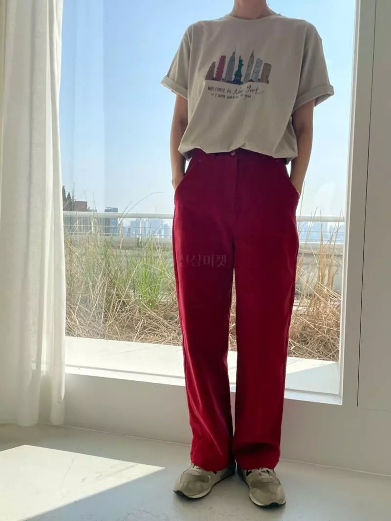 Fifty - Korean Women Fashion - #momslook - New York Tee - 5
